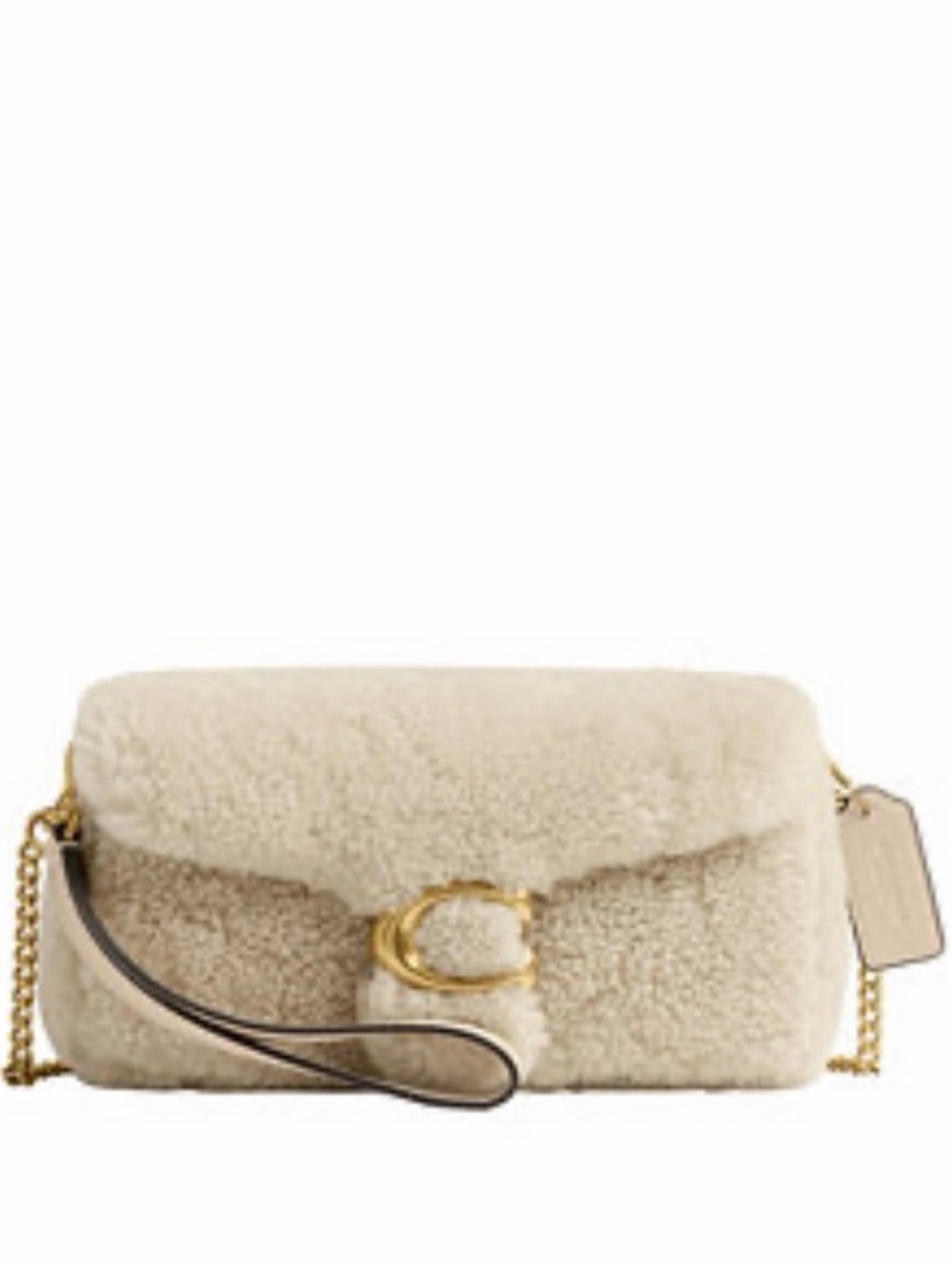 Coach Tabby Mini Shearling Crossbody Bag NWT